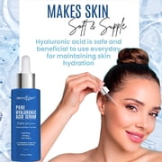 PURE 100% Hyaluronic Acid Serum Anti Aging Intense Serum for Face Anti-Aging, Moisturizing, Antioxidant & Wrinkle Treatment