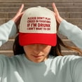 thumbnail image 3 of Please Don’t Play Creed Hat, Funny Embroidered Trucker Cap, Adjustable Snapback Baseball Hat for Men and Women, Humor Party Gift and Casual Outfit Accessory, 3 of 5