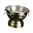 thumbnail image 4 of DOLITY Shabu Hot Pot Lightweight Hotpot Portable for Home Picnic Kitchen Countertop bronze, 4 of 9