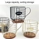 thumbnail image 4 of Soporte para Cápsulas de Café, Hierro, Gran Capacidad, Ahorro de Espacio, Base DE, Organizador de Almacenamiento para Cápsulas de Café en Casa, 4 of 7