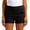 Black, variant on Qiopertar Women's Hiking Shorts with Pockets Elastic Waist Casual Outdoor Adventure Travel Slim Fit Stretch Shorts, Blue 3XL