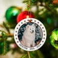 thumbnail image 5 of Customized Dog Photo Ceramic Christmas Ornament, Personalized Frame Dog Christmas Ornament with Name, Custom Any Pet Picture Ornament Xmas, Pet Ceramic Ornament Xmas Gift for Dog Dad Dog Mom SjiosR, 5 of 6