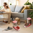 thumbnail image 3 of Zmeidao Automatic Feeder and Waterer Set with Pet Food Bowl Dogs Cats Food Feeder and Water Dispenser Food Water Dispensers for Small Medium Big, 3 of 4