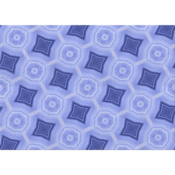Ahgly Company Machine Washable Indoor Rectangle Transitional Jeans Blue Area Rugs, 2' x 4'