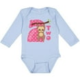thumbnail image 3 of Inktastic Pink Sloth 2nd Birthday Girls Long Sleeve Baby Bodysuit, 3 of 5