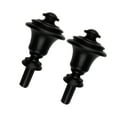 thumbnail image 2 of facefd 2 Pcs Embouts de Tringle à Rideaux 3/4 Pouce Remplacement pour Chambre Salon Noir, 2 of 9