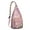 Pink-5, variant on Vintage Paisley Sling Backpack – Boho Ethnic Crossbody Bag with Colorful Ornamental Pattern for Travel, Hiking & Everyday Wear