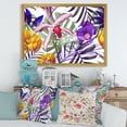 thumbnail image 3 of Designart 'VIntage Tropical Flowers IX' Traditional Framed Art Print, 3 of 4