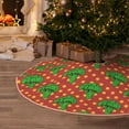 thumbnail image 5 of Sikiie Broccoli Nativity Christmas Tree Skirt, Jesus Christian Winter Holiday Tree Mat Decoration(30-48IN)36", 5 of 6