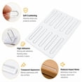 thumbnail image 3 of 10 Piece Clear Cabinet Door Bumpers, Self Adhesive Rubber Pads for Cabinets, Drawers and Home Furniture, TIKA, 3 of 7