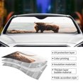 thumbnail image 3 of Yiaed Yak Print Car Windshield Sunshade Front Auto Car Front Window Sun Shade Foldable Sun Visor Shield Cover Auto Accessories for Sedan SUV Truck-Medium, 3 of 5