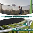 thumbnail image 6 of 16FT Kids Trampoline with Hoop - Outdoor Trampoline W/Enclosure Net & Ladder, XXL Round Trampolines with Steel Support, Max Weight Capacity 1320LBS, 6 of 8