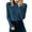 Blue, variant on Fall Sweaters, Women's Retro Slim Fit Pullover - Half High Neck Base Sweater Sweaters for Women Black XXL