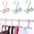 thumbnail image 2 of 360 Rotation Closet Organizer Rod Hanger Handbag Storage Purse Hanging Rack Holder Hook Bag Clothing Hanger Hook Bag Clothing, 2 of 9