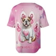 thumbnail image 2 of Faith Love Hope Bulldog Breast Cancer Awareness Survivor All Over Print 3D Baseball Shirt Dog Lover Gifts Idea Softball Sport - 02017, 2 of 6