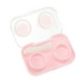 thumbnail image 2 of Unique Bargains 1 Set Contact Lens Case Contact Lens Container Contact Lens Carrier Pink Cute Paw Pattern 2.68"x1.77"x1.1" Pink, 2 of 5