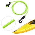 thumbnail image 3 of 2pcs Adjustable Kayak Safety Rod Leash Stretchable Fishing Rod Paddle Leash Black, 3 of 6