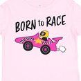 thumbnail image 4 of Inktastic Born to Race Pink Race Car Boys or Girls Toddler T-Shirt, 4 of 5