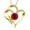 a, variant on YYKihy Female Twelve Months Heart Shape Letters Pendant Silver Love Zircon Necklace Birthstone Pendant Necklace