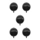 thumbnail image 1 of Bewildely Globos redondos Película de aluminio Superficie lisa Globo de la casa Arreglo de ambiente de 22 pulgadas Accesorios para fotos para bebé Negro Type2 NO2 Bewildely CBP360248, 1 of 5