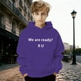 thumbnail image 2 of Boys Graphic Print Hooded Sweatshirt, Soft Long Sleeve Pullover Casual Jacket for Kids Youth Size 6-18, 2 of 4