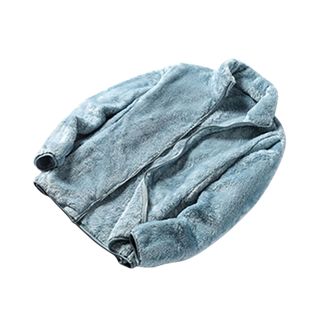 Simua Mode Sweat à Capuche Épais Doublé Sherpa à Fermeture Éclair Complète pour Femmes