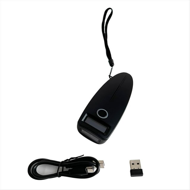 Escáner de Código de Barras Mini Inalámbrico Bluetooth Portátil 1D 2D QR Código de Barras