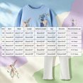 thumbnail image 3 of yboeqw Toddler Baby Girls Outfit Set Fall Long Sleeve Cartoon Print Pullover Sweatshirt and Pants 2 Piece,Size 5-6 Years, 3 of 9