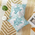thumbnail image 4 of Throw Pillow Cases Pack of 2 Cozy Fleece ThreeTone Sea Coral Tree Decorative, 4 of 5