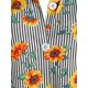 thumbnail image 3 of Camisa de impresión de girasol a rayas Rosegal Blusas Tallas Grandes, 3 of 5