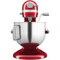 thumbnail image 4 of KitchenAid 7 qt Stand Mixer, Candy Apple Red with Flat Beater, Dough Hook, Whip, 4 of 4