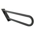 thumbnail image 3 of Outdoor Handrail Garage Railing Wall Mount Hand Rail Black Matte Finished Stair, 3 of 14