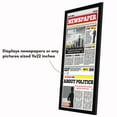 thumbnail image 6 of Americanflat 11x22 Picture Frame with Polished Plexiglass Newspaper Display Assorted Media Articles - Black, 6 of 7