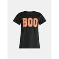 thumbnail image 4 of Halloween Women's Boo Sport Graphic Tee from Way to Celebrate, Sizes S-XXXL, 4 of 4
