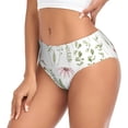 thumbnail image 2 of Fotbe Wildflower Watercolor 2 Calzones Estampados para Mujer – Ropa Interior de Algodón, Cómoda, Suave y Elástica-XX-Large, 2 of 6