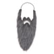 thumbnail image 1 of Bigote falso, barba falsa, bigote falso para actuación en el escenario de Halloween, Gris 44cm, 1 of 8