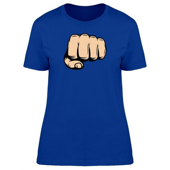 Pop Art Punching Fist T-Shirt Women -Image by Shutterstock, Female Small