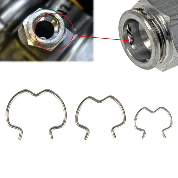 Acaigel 18PCS 800-801 Quick Connector Clips,3/8" 1/2" 5/8" Transmission Cooler Line Clip