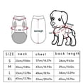 thumbnail image 3 of Advancent Disfraz de prisionero para mascotas con sombrero Patrón de rayas de Halloween Uniforme Perro resistente al desgaste Ropa de manga corta a rayas Type11 NO11 Advancent HA046413-03, 3 of 6