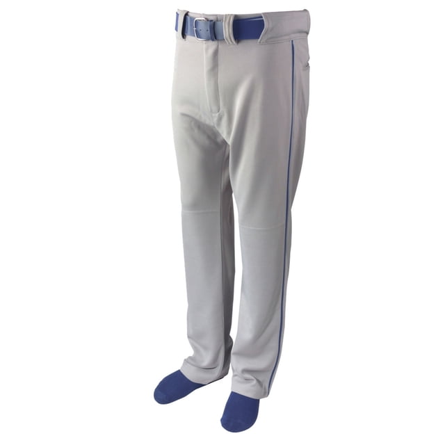 BASEBALL PANT W/ PIPING-GREY/NAVY-AM