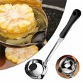 thumbnail image 1 of Cucharón para sopa Vankin con separador de aceite, filtro espumador para caldos sin grasa, mango largo resistente al calor con orificio para colgar, fácil de limpiar y apto para lavavajillas (para, 1 of 8