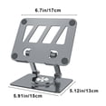 thumbnail image 3 of Giunmcul up to 65% Off Carbon Steel Tablet Stand All Directional Rotation Infinite Angle Adjustment High Load Bearing Capacity Hollow Heat Dissipation Backplate Slip Proof Soft Rubber, 3 of 5