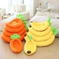 thumbnail image 2 of fastboy Deformed Free Dog Bed With Preferred Pearl Cotton Filling Making Home Space Bright And Touching Yellow M, 2 of 6