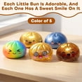 thumbnail image 2 of Dumpling Squishy, Glitter Dumpling Squishy Stress Ball Fidget Toys with Steamer Box, Cute Bao Bun Sensory Squeeze Toys for Anxiety Relief, K*ids & Adults (Rainbow Colors), 2 of 14