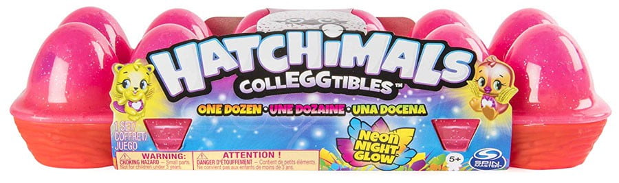 Hatchimals CollEGGtibles Season 4 Eggs 12 Pack for sale online Neon Nightglow 