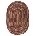 thumbnail image 1 of Colonial Mills CV79R024X084 2 x 7 ft. Cedar Cove Braided Rug, Rust, 1 of 1