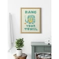 thumbnail image 6 of Kate and Laurel Blake Splish Splash Zoo Elephant Framed Printed Glass Wall Art by Heather Rosas, 16x20 Natural, Cute Animal Bathroom Wall Decor, 6 of 7