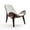 White, variant on Moon Chair (White) by Black & White Furniture - Beautifully Crafted Furniture Perfect for Houses, Condos and Apartment – Easy Assembly 