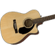thumbnail image 2 of Guitarra Electroacústica Fender CC-60SCE Concert - Natural con Walnut Neck, Estilo Clásico, 2 of 2