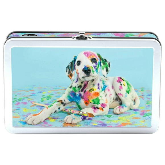 Find It Tin Pencil Box – Painted Puppy